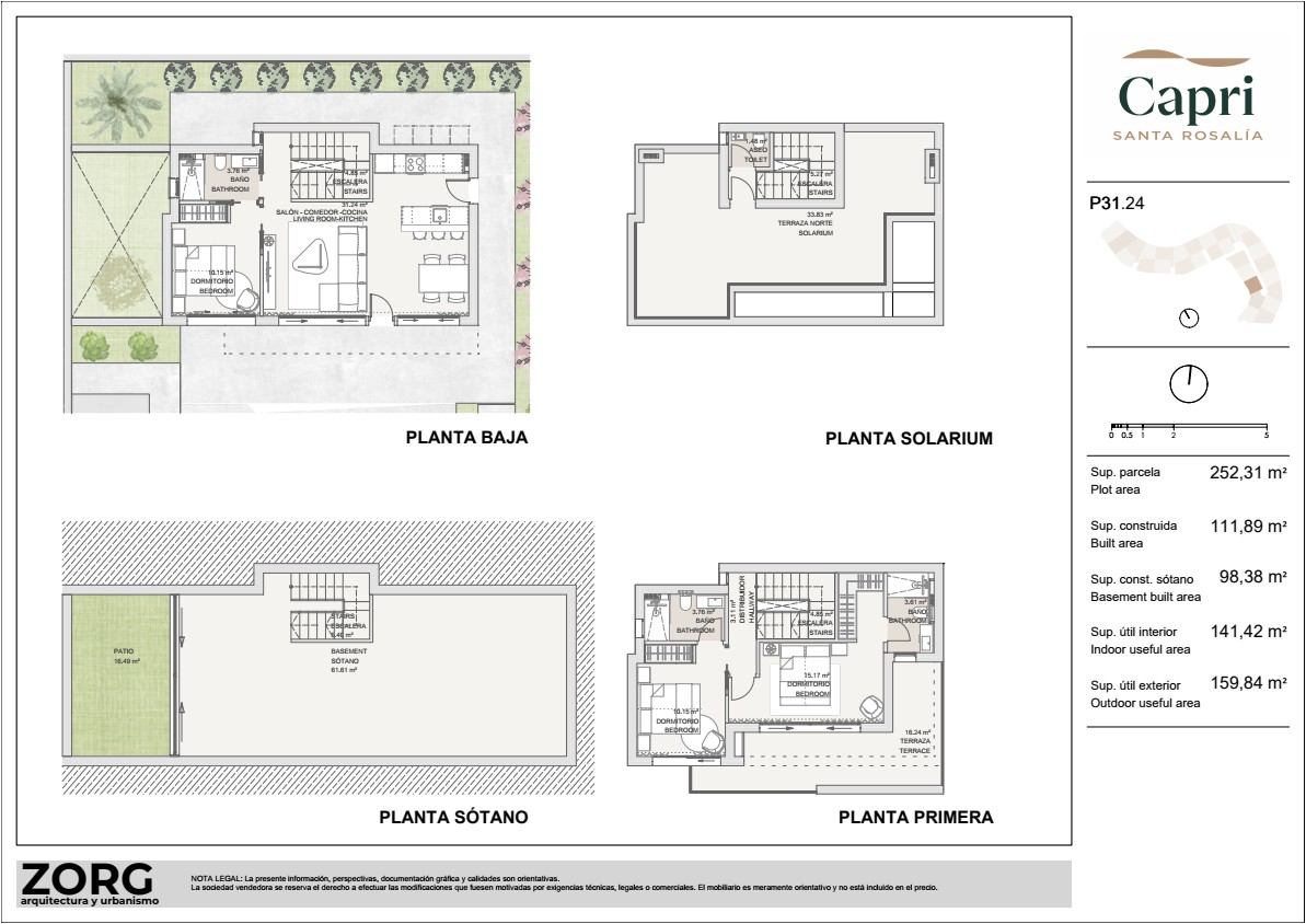 Plan Villa Capri