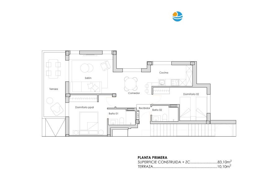 Plan de l'Appartement Touristique